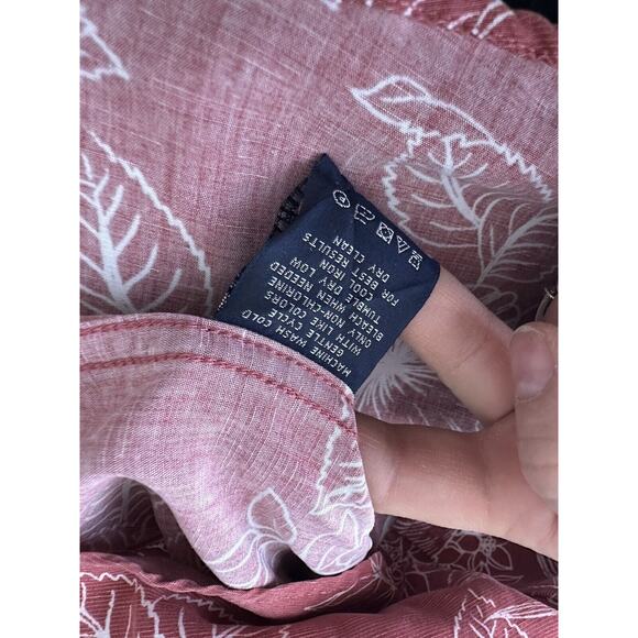 Seapointe Shirt Mens XXL Floral Hawaiian Tropical Short Sleeve Button Up 9-21 - Picture 6 of 11